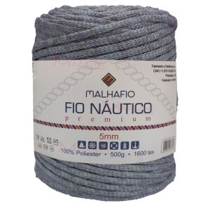 Fio náutico estonado premium 5mm com 500g Malhafio