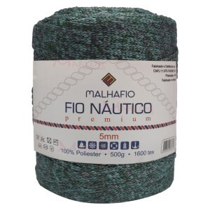 Fio náutico estonado premium 5mm com 500g Malhafio