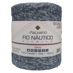 Fio náutico estonado premium 5mm com 500g Malhafio