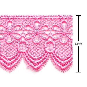 Renda guipir bico CHL-133-55 13,70M