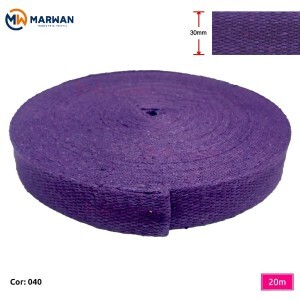 Cadarço de algodão 30mm Marwan com 20m na peça