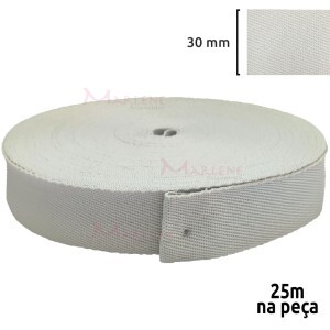 Fita chic 30mm para alça de bolsa com 25m em poliéster Bicolor