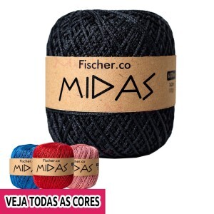 Fio Midas com 162m 100g 610Tex Fischer