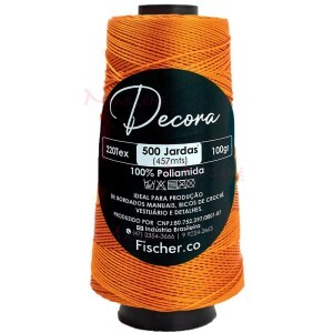 Fio Decora Fischer tex.220 com 457m para bordado a mão