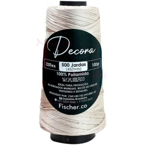 Fio Decora Fischer tex.220 com 457m para bordado a mão