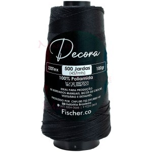 Fio Decora Fischer tex.220 com 457m para bordado a mão