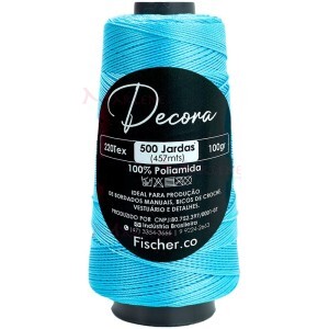 Fio Decora Fischer tex.220 com 457m para bordado a mão