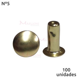 Rebite comum nº5 com 100 unidades baxmann