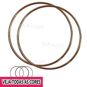 Alça de metal redonda para bolsa 12,5 cm SWQ125 com 1 par
