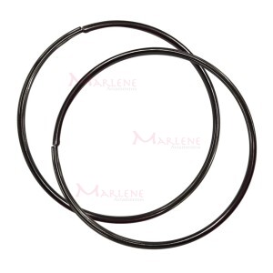 Alça de metal redonda para bolsa 12,5 cm SWQ125 com 1 par
