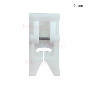 Calcador de teflon 9mm zig zag e costura reta  para máquina doméstica.