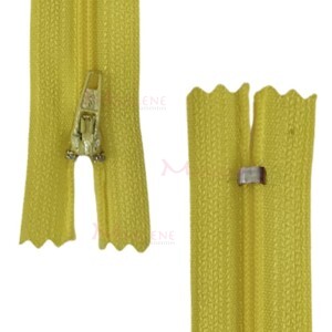 Zíper de nylon fino 18cm unidade