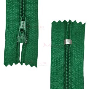 Zíper de nylon fino 18cm unidade