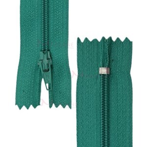 Zíper de nylon fino 18cm unidade