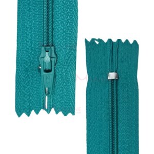 Zíper de nylon fino 20cm unidade