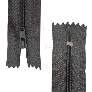 Zíper de nylon fino 20cm unidade