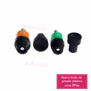 Matriz nº10 botão de pressão colorido