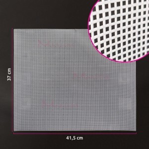 Malha chenille para bolsa 41,5x37cm BXWG05 (Tela plástica)